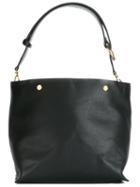 Marni Square Shoulder Bag, Women's, Black, Calf Leather