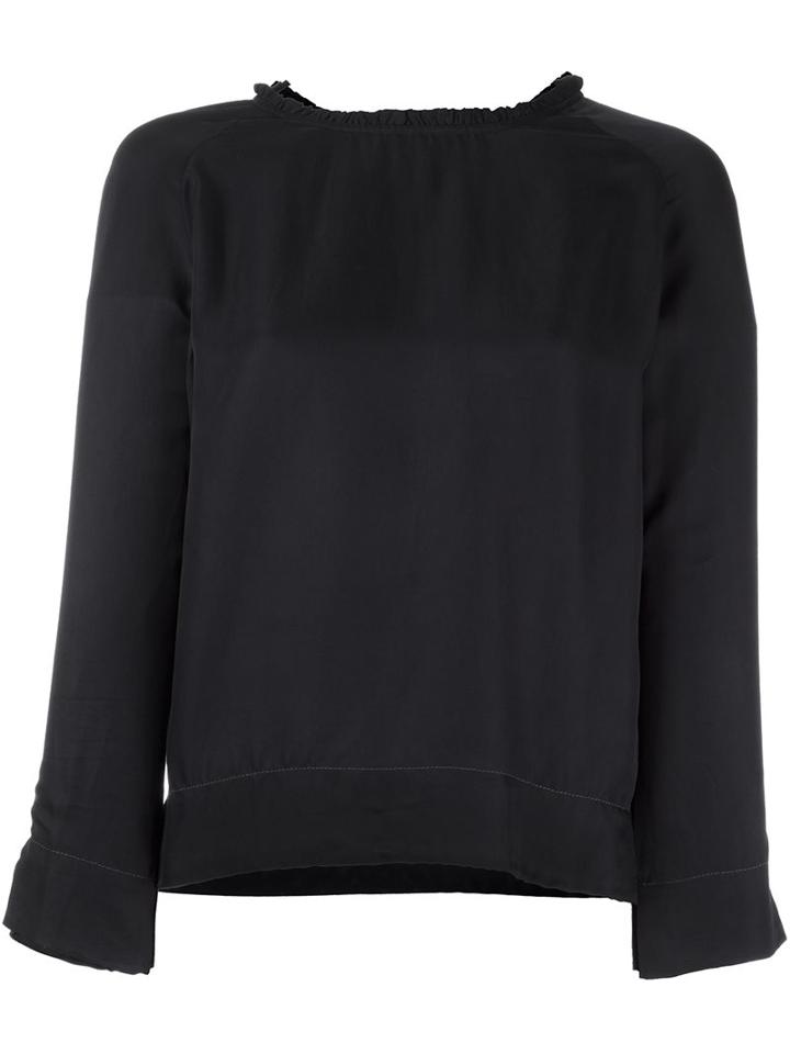 Bellerose Frayed Neck Blouse