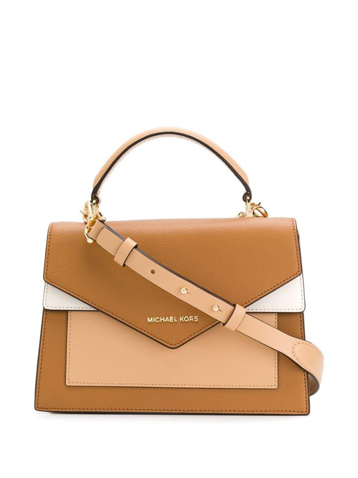 Michael Michael Kors Envelope Shaped Shoulder Bag - Neutrals