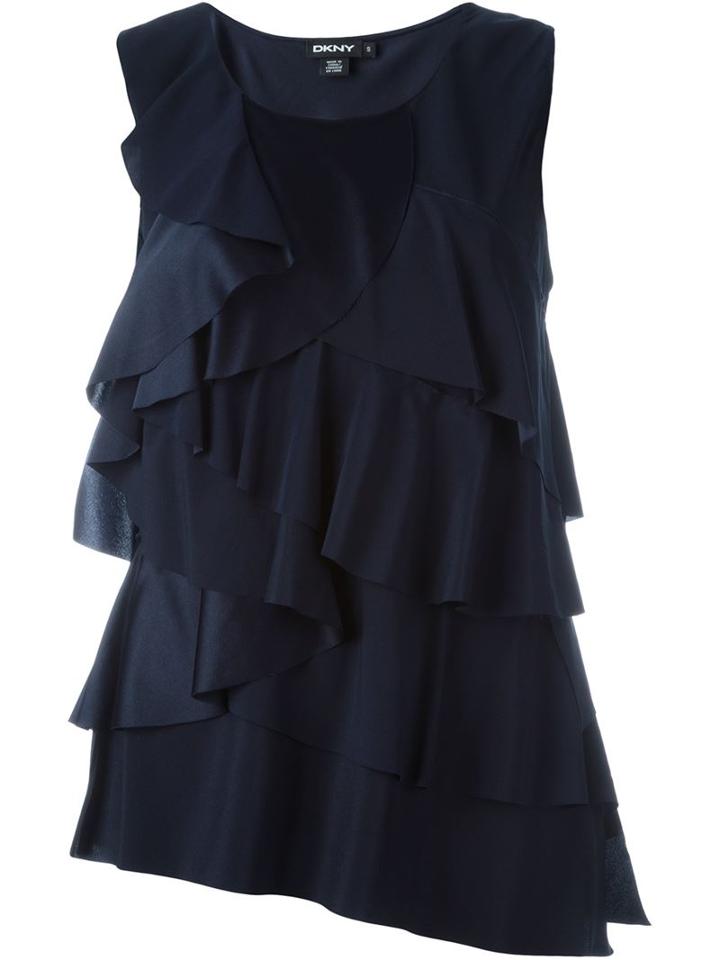 Dkny Ruffled Tank