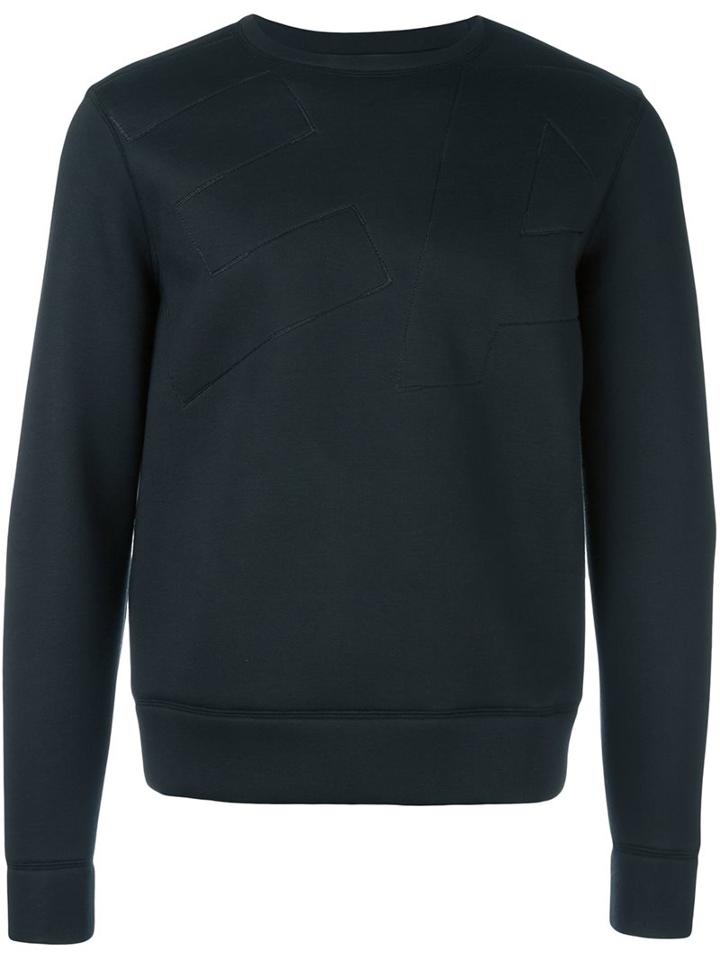 Emporio Armani Lettering Logo Sweatshirt, Men's, Size: Medium, Black, Modal