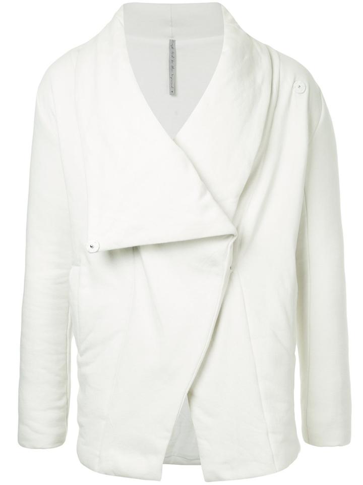 First Aid To The Injured Shawl Collar Jacket - White