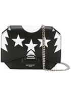 Givenchy Bow-cut Chain Purse, Women's, Black, Calf Leather