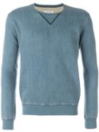 Maison Margiela Elbow Patch Sweatshirt - Blue
