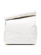 Simon Miller Lunchbag 20 Leather Clutch - White