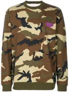 Givenchy - Camouflage Print Sweatshirt - Men - Cotton/calf Leather - Xl, Green, Cotton/calf Leather
