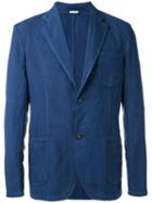 Massimo Alba - Classic Blazer - Men - Cotton/linen/flax - 50, Blue, Cotton/linen/flax