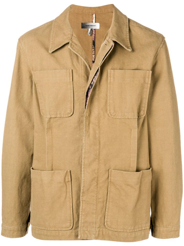 Isabel Marant Laper Garbardine Jacket - Nude & Neutrals