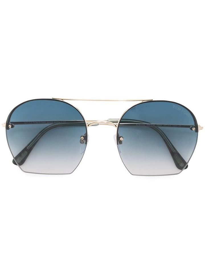 Tom Ford Eyewear 'antonia' Sunglasses - Metallic