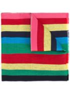 Striped Scarf - Men - Cotton/linen/flax/viscose - One Size, Cotton/linen/flax/viscose, Paul Smith