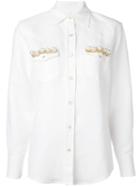 Forte Couture Embellished Pocket Shirt