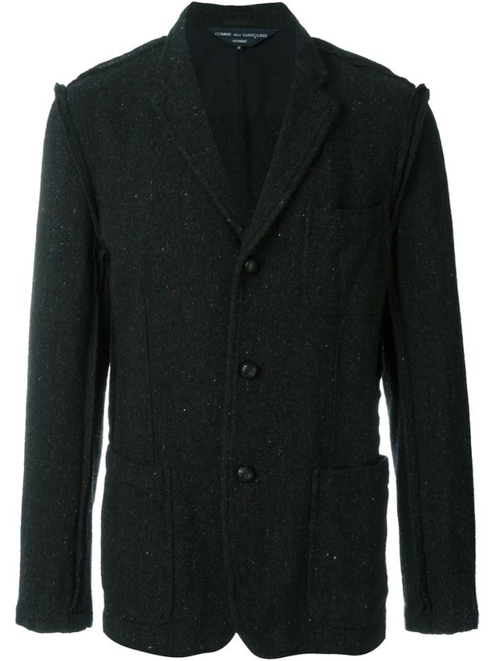 Comme Des Garçons Vintage Exposed Seam Blazer - Black