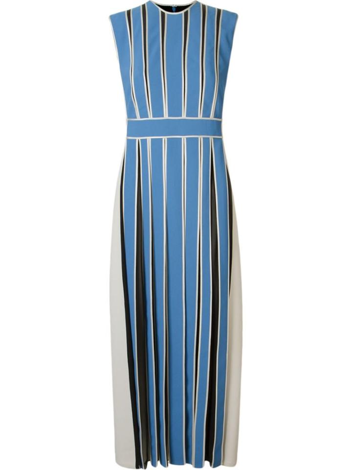 Reinaldo Lourenço Striped Midi Dress