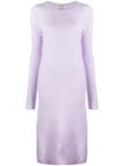 Acne Studios Knitted Midi Dress - Purple