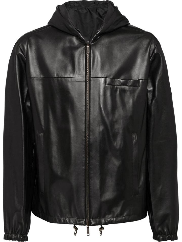 Prada Reversible Nappa Leather Jacket - Black