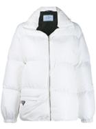 Prada Puffer Jacket - White