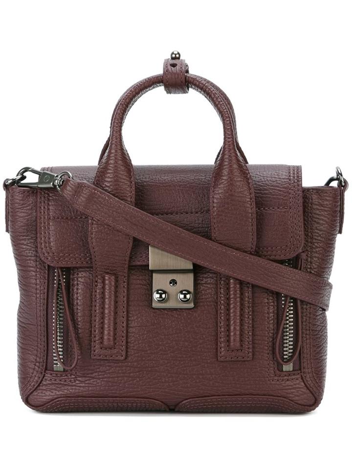 3.1 Phillip Lim Mini 'pashli' Satchel, Women's, Pink/purple, Calf Leather