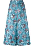 F.r.s For Restless Sleepers - Iperione Culottes - Women - Silk - S, Women's, Blue, Silk