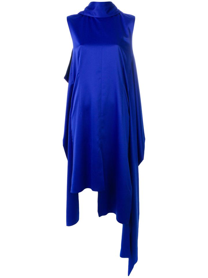 Solace London Larin Scarf Dress - Blue