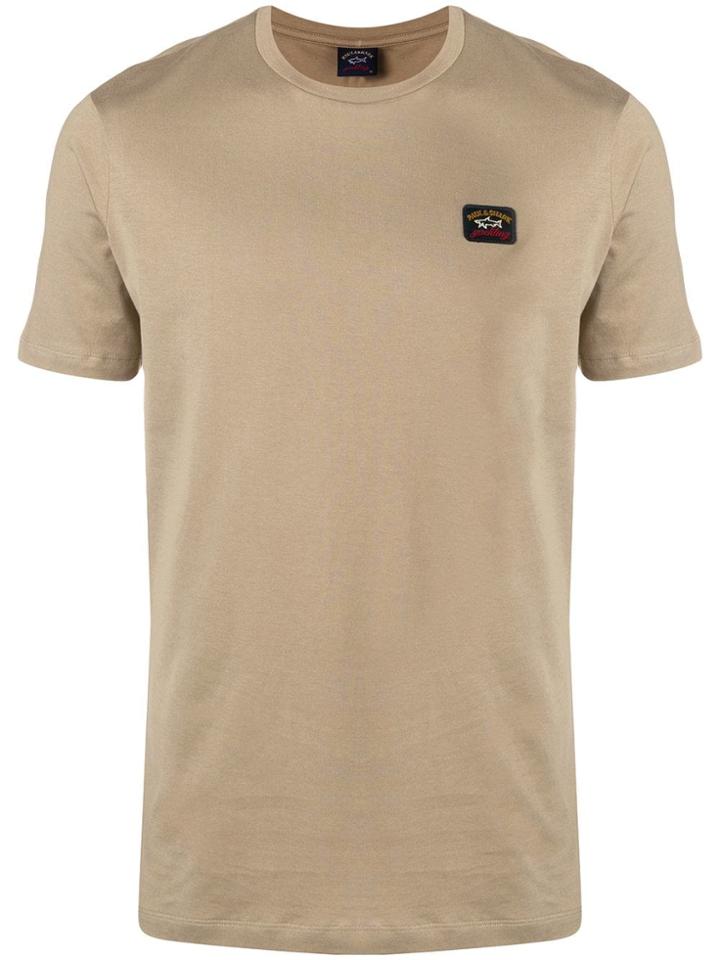 Paul & Shark Logo Patch T-shirt - Neutrals