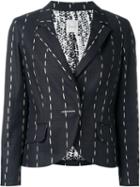 Eggs Pinstriped Single Breasted 'ernesto' Blazer