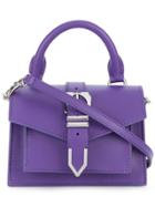Versus Buckle Fastening Shoulder Bag - Pink & Purple