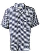 You As Scallop-print Shirt - Blue