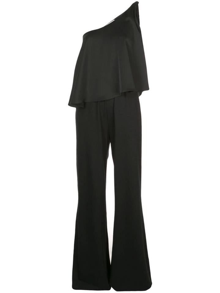 Diane Von Furstenberg Asymmetric Jumpsuit - Black