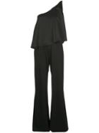Diane Von Furstenberg Asymmetric Jumpsuit - Black