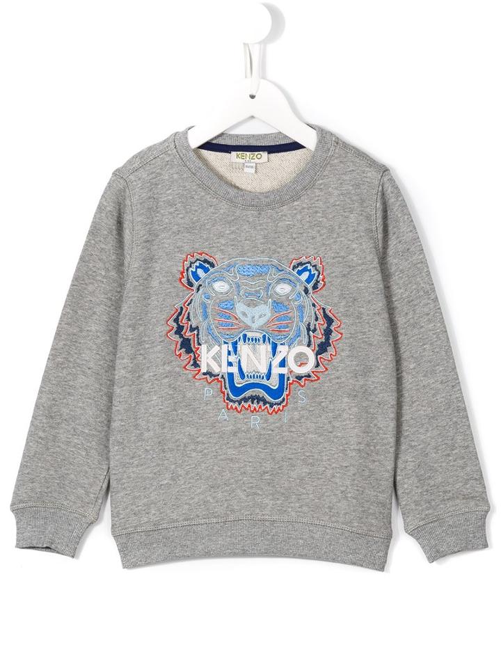 Kenzo Kids Tiger Sweatshirt, Boy's, Size: 8 Yrs, Grey