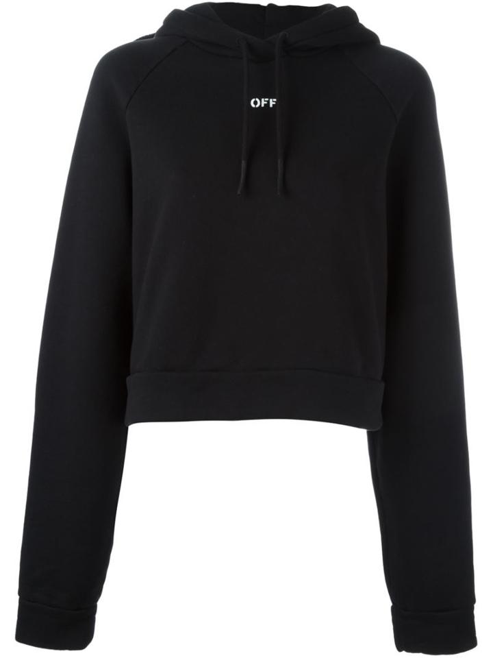 Off-white Logo Print Oversized Hoodie