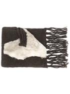 Cutuli Cult Oversized Knit Scarf - Brown