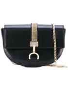 Lanvin - Lien Shoulder Bag - Women - Cotton/calf Leather/brass - One Size, Black, Cotton/calf Leather/brass