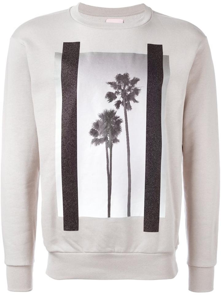 Palm Angels 'palms' Sweatshirt, Men's, Size: Small, Nude/neutrals, Cotton
