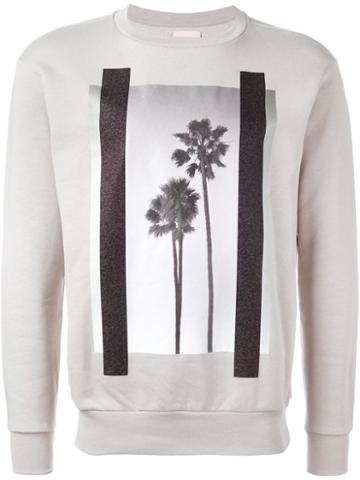 Palm Angels 'palms' Sweatshirt, Men's, Size: Small, Nude/neutrals, Cotton