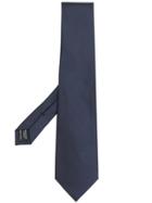Tom Ford Contrasting Stitch Detail Tie - Blue