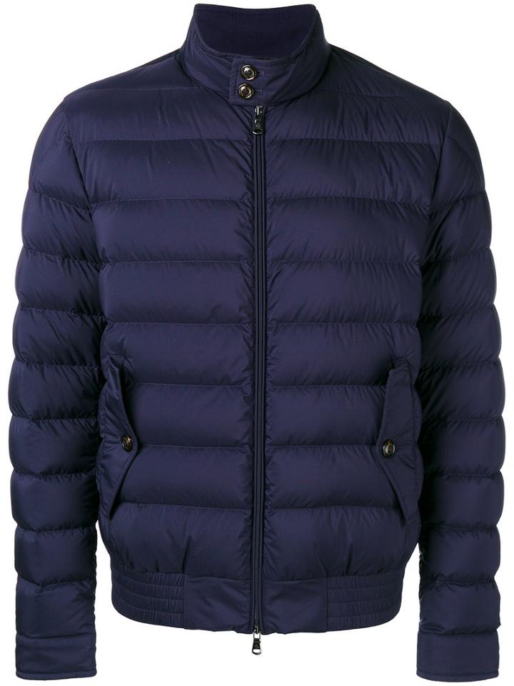 Moncler Ignace Padded Jacket, Men's, Size: 4, Blue, Polyamide/feather Down