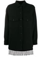 Woolrich Striped Shirt-jacket - Black