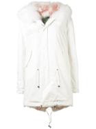 Mr & Mrs Italy Classic Fur-lined Parka - White