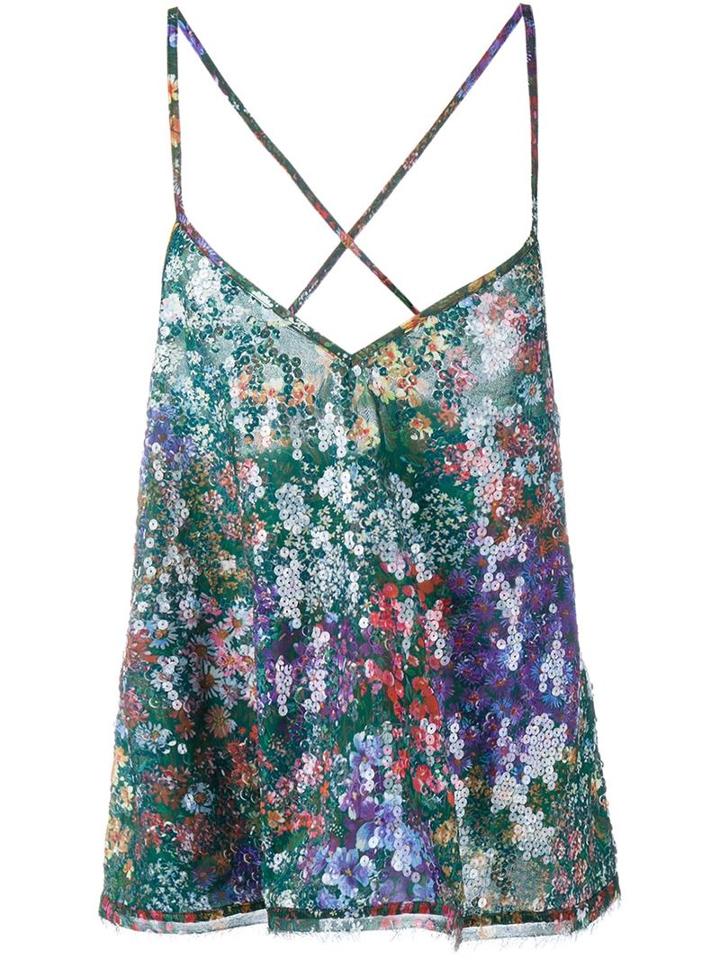 Marques Almeida Printed Floral Top