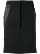 Paco Rabanne Midi Straight Skirt, Women's, Size: 36, Black, Polyester/spandex/elastane/wool