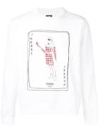 Fendi Jokarl Fashion Show Print Sweatshirt - White