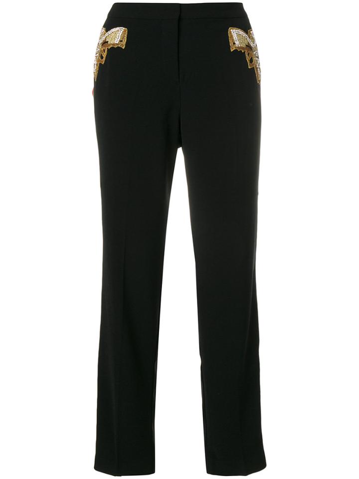 Nil & Mon Striped Detail Trousers - Black