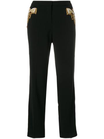 Nil & Mon Striped Detail Trousers - Black