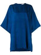 Acne Studios Wide Sleeve Tunic, Women's, Size: 38, Blue, Lyocell