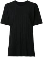 Uma Wang Embroidered Bars T-shirt - Black