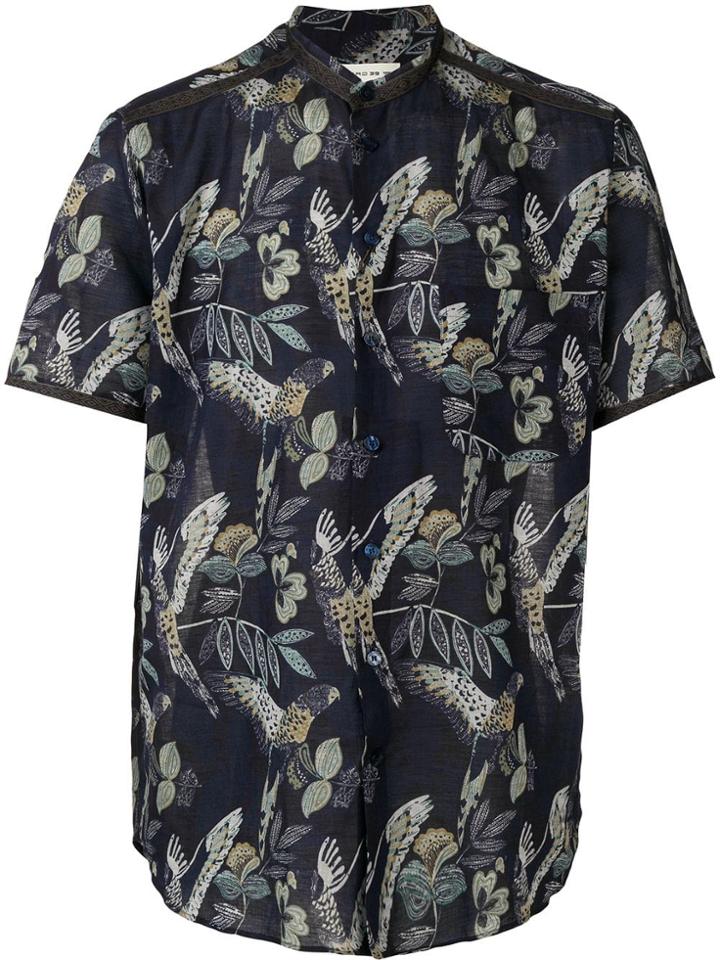 Etro Floral Short-sleeve Shirt - Blue