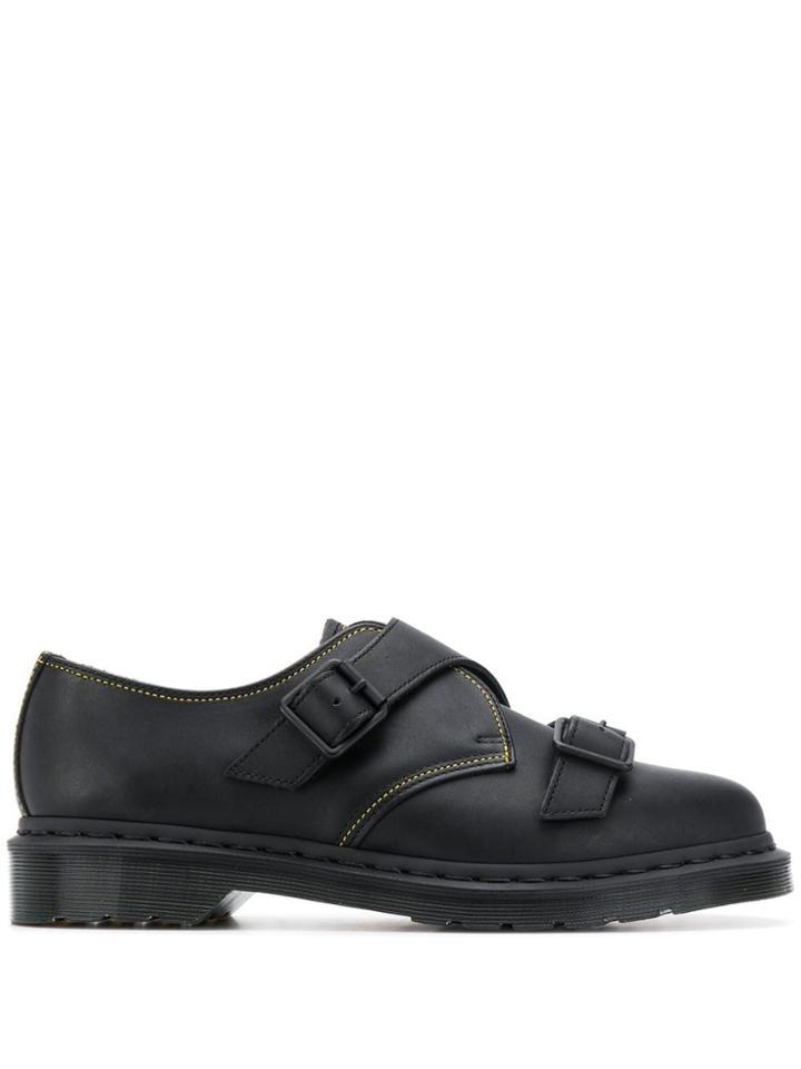 Yohji Yamamoto Buckle Strap Loafers - Black