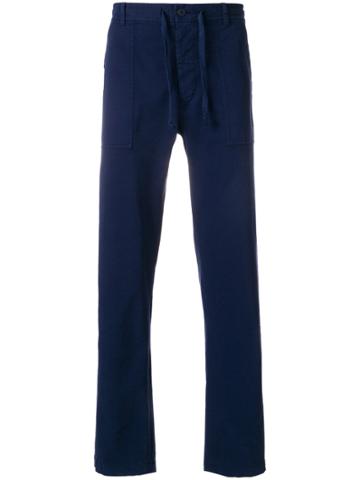 Ann Demeulemeester Icon Drawstring Trousers - Blue