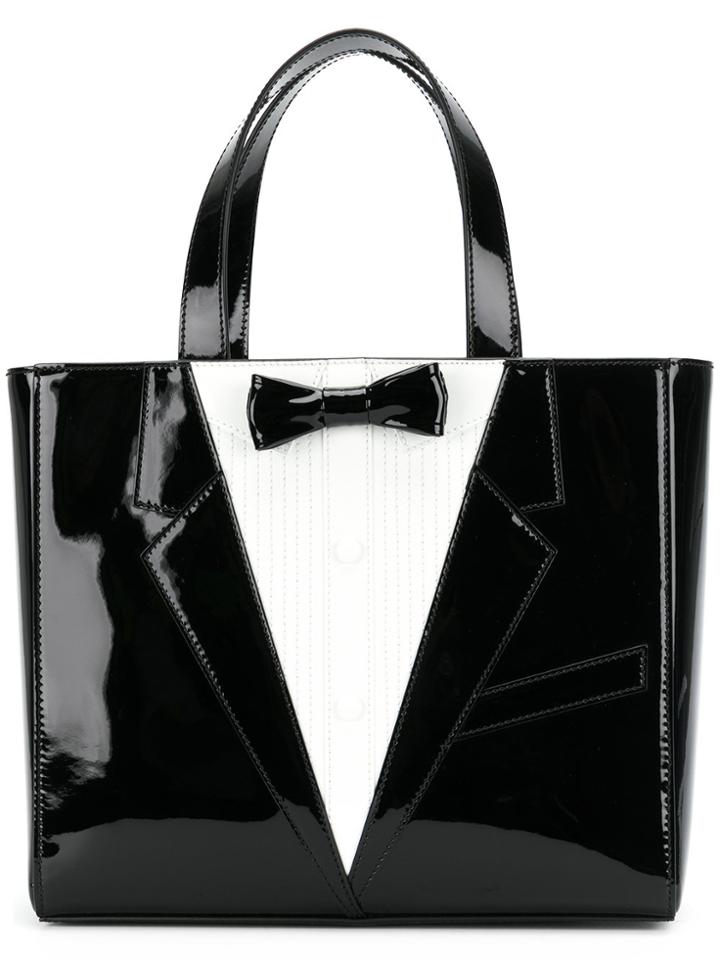 Thom Browne Tuxedo Icon Tote - Black